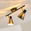 VANTAA ceiling light black-gold, 2-light sources