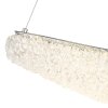 Globo Kristalla Modern LED Dining Table Pendant Light 105 cm with Remote Control