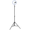 Globo Delgado LED selfie ring light with phone holder for content creation, 63 cm