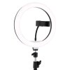 Globo Delgado LED selfie ring light with phone holder for content creation, 63 cm