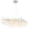Globo Maxine 14-light dining room pendant light, modern for kitchen and hallway