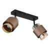 Globo Milley ceiling spotlight bar, dual ceiling spotlight, E27, modern, 2 x 40 W