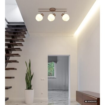 Globo Eileen 3-Light Ceiling Light, modern ceiling lamp for kitchen, hallway and living room