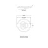 Globo Darryl I LED flush-mount ceiling light, ring ceiling light, 40W, 4410 lm, 3000/4000/6000K
