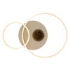 Globo Sanford LED Double-Ring Living Room Ceiling Light 30W 3000K 3185 lm Modern