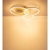Globo Sanford LED 3-Ring Ceiling Light, Modern Flush Mount, 4322 lm, 3000 K, 40 W