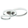 Globo Francine LED ceiling light, modern ring ceiling light for living room
