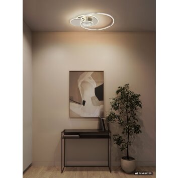 Globo Beltran LED Ring-Deckenleuchte mit Fernbedienung 24W 3700lm 2700-6000K
