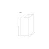 Globo Rojas LED modern angular wall light, wall lamp, 6 W, 3000 K, 575 lm