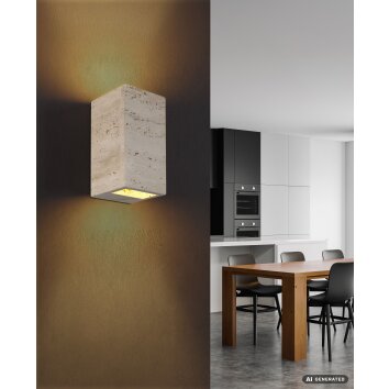 Globo Rojas LED modern angular wall light, wall lamp, 6 W, 3000 K, 575 lm