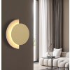 Globo Rojas LED crescent wall light, modern indoor wall lamp for living room