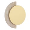 Globo Rojas LED crescent wall light, modern indoor wall lamp for living room