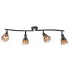 NOWA Esra Track Light Ceiling Spotlight 4-Light E14 for Dining Room and Kitchen