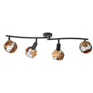 NOWA Java 4-Light Ceiling Spotlight E14, 25 W, modern for dining room and hallway
