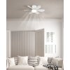 Globo Delores Modern LED Ceiling Fan with Light, Remote Control for Dining Room