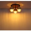 Globo Daren modern 3-light round ceiling light for dining room, kitchen Ø 37.5 cm