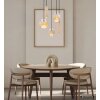 Globo Daren Modern Dining Room Pendant Light, 3-Light Hanging Light for Kitchen