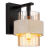 Globo Daren E27 Modern Angular Wall Sconce Wall Light for Hallway Living Room