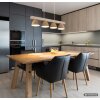 Globo Lyndon modern 4-light pendant light for dining table and kitchen island, E14, 75 cm