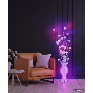 Globo Florielle LED Flower Floor Lamp Decorative Standing Lamp 148 cm 4000 K 6 W