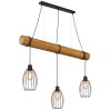 Globo Berti Industrial 3-Light Dining Table Pendant Light, 115 cm