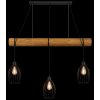 Globo Berti Industrial 3-Light Dining Table Pendant Light, 115 cm
