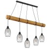 Globo Berti industrial bar pendant light, 5-light pendant light for dining room and kitchen