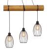 Globo Berti industrial bar pendant light, 5-light pendant light for dining room and kitchen