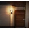 Globo Horace outdoor wall light, exterior wall lamp, geometric wire cage