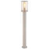 Globo Gracey Modern Bollard Light, Outdoor Path Light, E27, 100 cm, Ø 14.3 cm