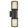 Globo Mervin modern outdoor wall lamp 2-light E27 for exterior areas and garage