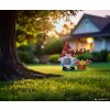 Globo SOZWE Garden Gnome Solar Garden Light Statue LED 5-Light Outdoor Path Light