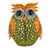 Globo LED Owl Solar Light, Decorative Accent Light for Outdoor Path Lighting