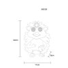 Globo FLAUGI Hedgehog Solar Garden Light LED Decorative Outdoor Path Light