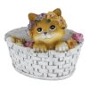 Globo Solar Cat Flower Basket Modern Outdoor Solar Light LED 3500 Kelvin 8 Watt