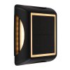 Globo AKRON LED Modern Square Solar Wall Light with Switch for Outdoor Path Lighting