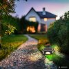 Globo AKRON LED Solar Wall Light, Outdoor Path Lighting, Modern Round