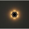 Globo AKRON LED Solar Wall Light, Outdoor Path Lighting, Modern Round