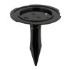 Globo AKRON LED Solar Wall Light, Outdoor Path Lighting, Modern Round