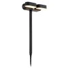 Globo VOTARO LED Outdoor Solar Oval Wall Light with Motion Sensor 3000K 300 lm 7.2W