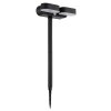 Globo VOTARO LED Outdoor Solar Oval Wall Light with Motion Sensor 3000K 300 lm 7.2W