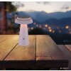 Globo MIRALIE LED Modern Outdoor Solar Path Light Mushroom Design