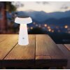 Globo MIRALIE LED Modern Round Solar Garden Light, Solar Path Light for Outdoor Use