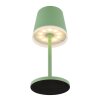 Globo VANNIESO LED Outdoor Solar Table Lamp, Modern Conical Garden Light