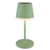 Globo VANNIESO LED Outdoor Solar Table Lamp, Modern Conical Garden Light