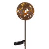 Globo AURALIE Solar Garden Stake Light LED, Outdoor Decorative Cutout Sphere