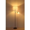Globo Thea living room floor lamp with reading light, pull cord, 2-light, modern