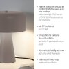 SCHÖNER WOHNEN-Kollektion PENTO table lamp, bedside lamp with cord switch