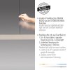 SCHÖNER WOHNEN-Kollektion ADRIANA ROUND LED 2-light linear pendant light 160 cm