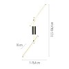 SCHÖNER WOHNEN-Kollektion STRAIGHT LED modern adjustable linear ceiling light